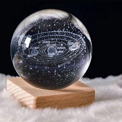 3D Crystal Galaxy Lamp