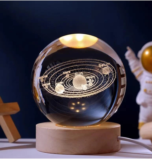 Solar system night lamp