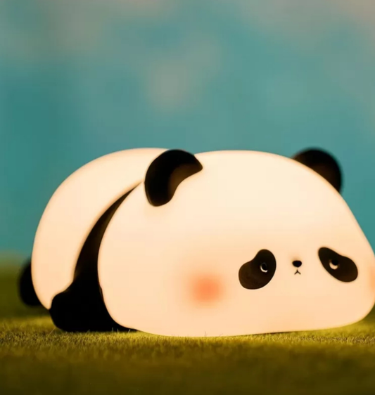 Sleeping panda Silicone touch lamp (15 cm, Multicolour)