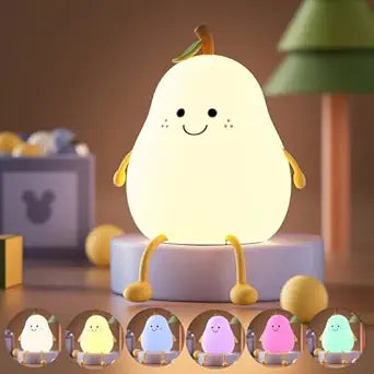 Pear silicon touch lamp